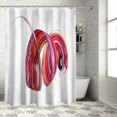 thumbnail image 2 of Shower Curtain Colorful Pigment Rainbow Shower Curtains for Bathroom Decor Vintage Wood Grain Shower Curtain Sets with Hooks Waterproof Fabric Bath Curtain Standard 72" X 72", 2 of 6