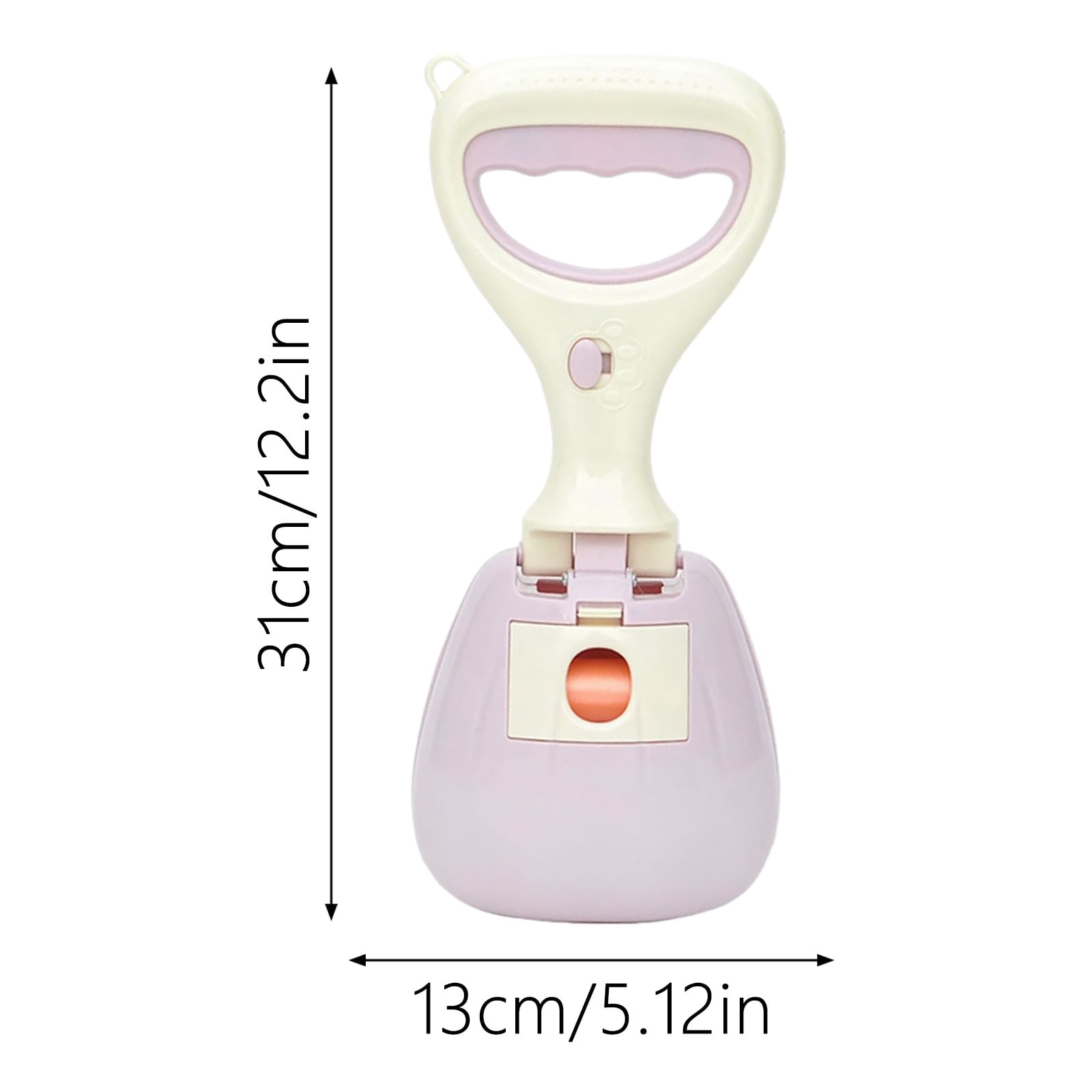 Dog Poop Waste Disposal Portable Pick Up Tool With Dispenser Leash For Outdoor Walking Cleaning