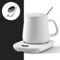 thumbnail image 1 of Calentador de tazas, Calentador de tazas de café, Apagado automático del calor del calentador de café, Calentador de tazas para el hogar, oficina, Macarena Almohadilla térmica de café, 1 of 7