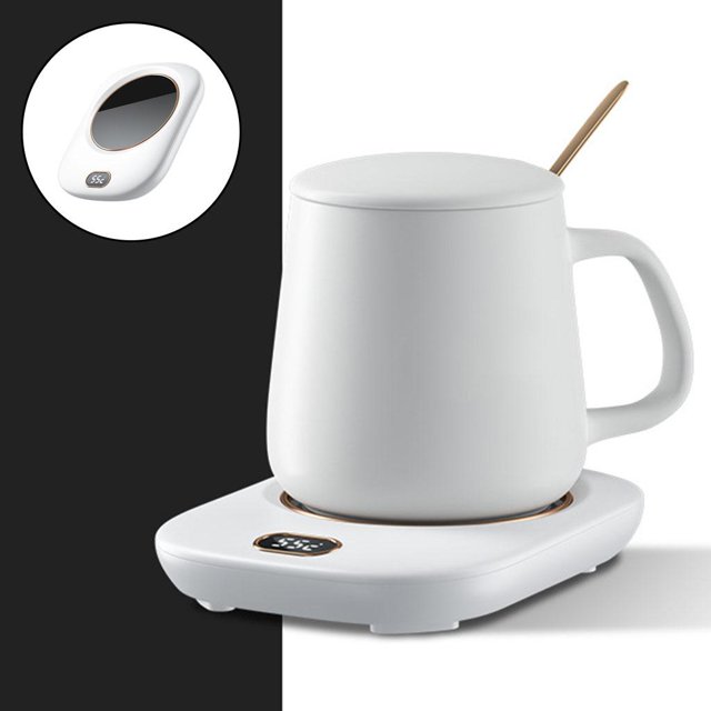 Calentador de tazas, Calentador de tazas de café, Apagado automático del calor del calentador de café, Calentador de tazas para el hogar, oficina, Macarena Almohadilla térmica de café