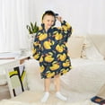 thumbnail image 6 of Cool Ducks ﻿Wearable Blankets Hoodie Oversize Sherpa Wearable Soft Blanket Warm Cozy 3-14 Age, 6 of 7