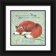 thumbnail image 1 of Phillips, Anita 26x26 Black Ornate Wood Framed with Double Matting Museum Art Print Titled - Lil Boys Fox Green, 1 of 4