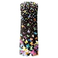 thumbnail image 5 of SMihono Robe Maxi Bohème d'Été pour Femmes Grande Taille Mode pour Femmes à Col Rond Sans Manches Robe Chandail Imprimée Robe de Plage Évasée, 5 of 5