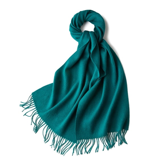 Qarigey Bufanda unisex versátil de tela y transpirable para la comodidad del invierno Bufandas de punto fino de invierno Accesorios de disfraces verde oscuro