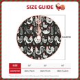 thumbnail image 2 of Balery Laying Hens And Roosters Printed Christmas Tree Skirt , Merry Christmas Party Christmas Tree Decoration,Adjustable Tree Skirt-48", 2 of 6