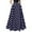 Blue, variant on Vintage Polka Dot Maxi Skirt for Women, Flowy A Line, Retro Style, High Waist, Breathable Polyester Spandex, Versatile for Casual & Formal, Multiple Sizes, Color Differs by Monitor