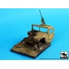 Black Dog 1:35 Destroyed Humvee Vignette Resin Base #D35018