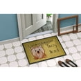 thumbnail image 4 of Caroline's Treasures BB1452JMAT Yorkie Yorkishire Terrier Spoiled Dog Lives Here Door Mat, Indoor Rug or Outdoor Welcome, 4 of 4