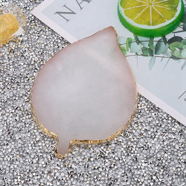 Paleta de gel para pintar uñas Jadeshay paleta de resina para uñas soporte para mezclar gel de uñas
