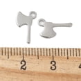 thumbnail image 3 of 304 Stainless Steel Charms Charms Stainless Steel Color 12x7x1mm Hole: 1.5mm DIY, 3 of 3
