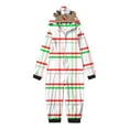 thumbnail image 2 of Odeerbi Matching Family Christmas Pajamas Sets Plaid Hooded Onesie Sleepwear Boys Girls Cute Xmas Lattice Print Plush Jumpsuit 2025 Long Sleeve Parent-Child Loungewear Jammies for Kids, 2 of 4