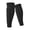 Black, variant on Men's Padded Calf Compression Sleeve, Breathable Sports Leg Guard for Soccer and Basketball, Single Piece Protection, Performance Legwear, Orange, Size XL