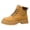 Yellow, variant on Men's Ankle Boots Plus-Size Round Toe Lace-Up Comfortable Boots