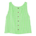 thumbnail image 7 of Zedker Linen Tops for Women Tank Tops Cute 2026 Summer Sleeveless Shirts Linen Clothes Mint Green XL, 7 of 7
