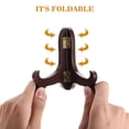 thumbnail image 2 of BESPORTBLE Wooden Display Stand Plate Holder Easels Picture Frame Folding Display Stand for 5-10cm, 2 of 5