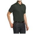 thumbnail image 4 of Yellow Rooster Mens Short Sleeve Stretch Pique Polo Grey Smoke XS, 4 of 4