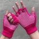 thumbnail image 4 of 1 Par De Guantes Deportivos Transpirables De Medio Dedo Para Mujer Para Gimnasio Yoga Fitness, 4 of 6