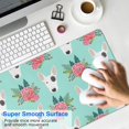thumbnail image 4 of Long Mouse Pads for Desk,Bull Terrier Dog and Flower Florals Desk Mats on Top Of Desks, Desk Mouse Pad Extra Large with 3mm Non-Slip Base and Stitched Edge for Gaming,Office,Work,Home 31.5"x15.7", 4 of 6