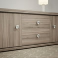 thumbnail image 5 of Crystal Glass Cabinet Knob Pulls Diamondd Dresser Drawers Knobs w/Chrome Base 1" H x 1" W Decorative Kitchen Cabinet Handles w/Screws Renovators Supply - Set of 20 Knobs, 5 of 6