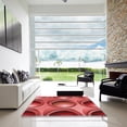thumbnail image 7 of Ahgly Company Machine Washable Indoor Square Transitional Red Area Rugs, 8' Square, 7 of 7