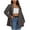 Gray, variant on HAOTAGS Womens Blazers Long Sleeve Open Front Solid Color Business Lapel Button Work Jackets Light Blue Size M