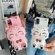 thumbnail image 2 of Funda con dibujo de gato en 3D para móvil, cartera bonita con cuerda para Samsung Galaxy A01, A02S, A03, A10E, A20, A30, A40, A50S, A60, A70, A80, A90 Fivean unisex, 2 of 2