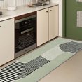 thumbnail image 3 of 2x6 FT Kitchen Runner Rugs Non Skid Washable, Faux Wool Rug Runners for Hallways Bathroom Carpet Runner, Soft Indoor Modern Floor Rug for Entryway Laundry Room, 3 of 11