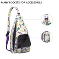 thumbnail image 2 of 4-Pockets Cross Body Bags for Woman Men,Cute Sea Life Sling Bag Chest Bag with Adjustable Strap Women's Crossbody Bags for Outdoors Hiking Traveling, 2 of 4