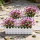 thumbnail image 1 of CaiYueKe 2 Pcs Outdoor Artificial Flowers Fake Silk Calla Lily Flowers UV Resistant Realistic for Home Outside Garden Porch Patio Potted Planter Window Box Indoor Table Decoration, 1 of 6