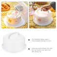 thumbnail image 3 of BESTYASH 1Pack Cake Carrier Box for Bakery Items 30X30X14.5CM White PP Food Storage, 3 of 8