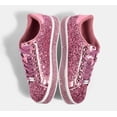 thumbnail image 4 of LUCKY STEP Platform Sparkly Fashion Sneakers Glitter Casual Shoes,All Pink,Womens, 4 of 10