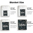 thumbnail image 2 of Custom Blanket with Name Personalized Blankets for Kids Adult Boys Girls Flannel Monogrammed Customized Blankets Throw (50''''x60''''), 2 of 3