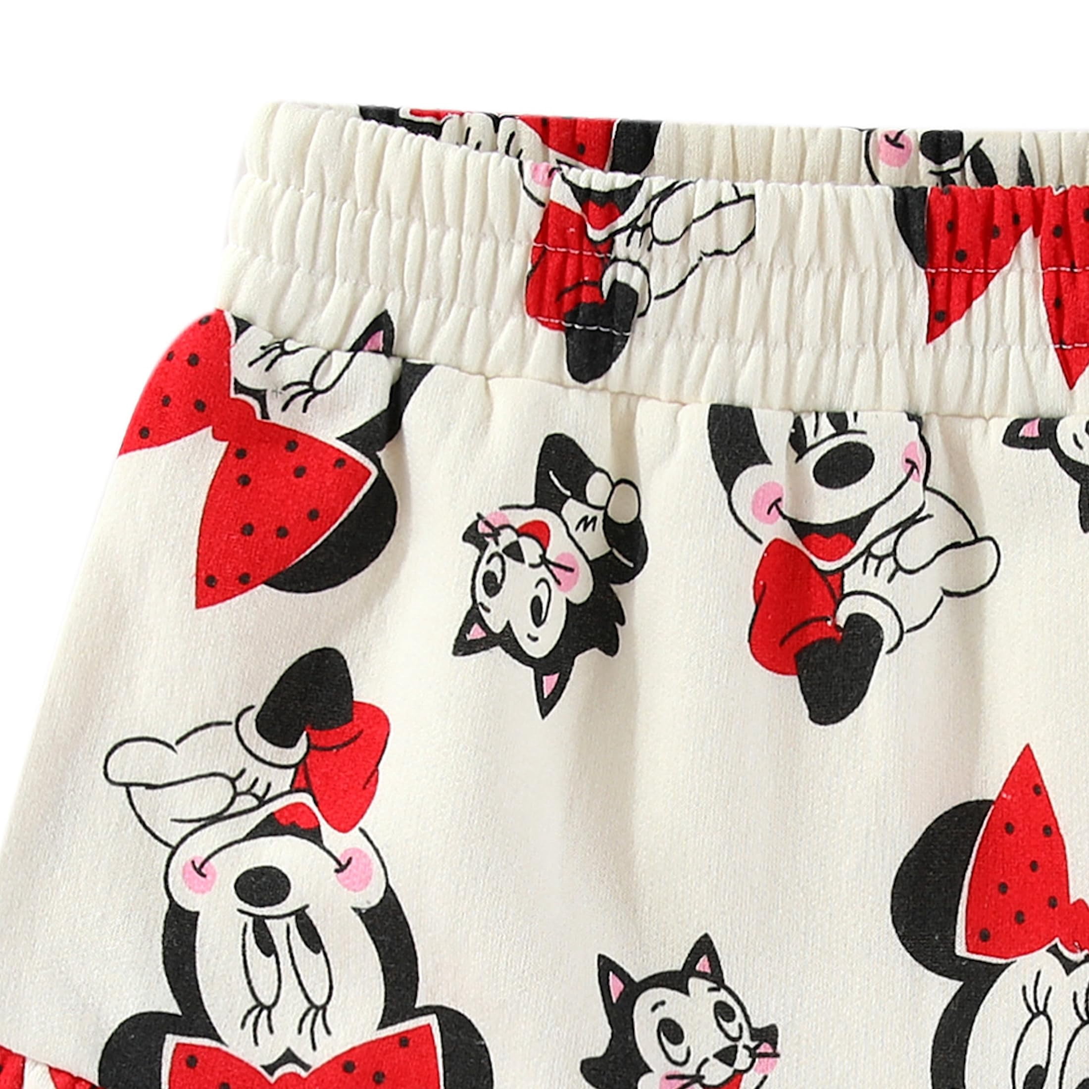 Disney Minnie Mouse Girls Fleece Sweatshirt and Skort Skirt