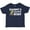 Navy Blue, variant on Inktastic Daddy's Fishing Buddy with White Text Boys Toddler T-Shirt
