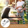 thumbnail image 3 of Masteelf 1 Set BBQ Grill Heavy Duty Stainless Steel Rotisserie Balancing Tool with Height Limit Block Ensuring Stability and Even Cooking BBQ, 3 of 7