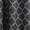 Black/White, variant on Exclusive Home Bensen Trellis 100% Blackout Grommet Top Curtain Panel Pair, 52"x96", Black White, Set of 2