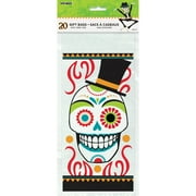 Unique Industries Assorted Colors Halloween Party Bags, 20 Count