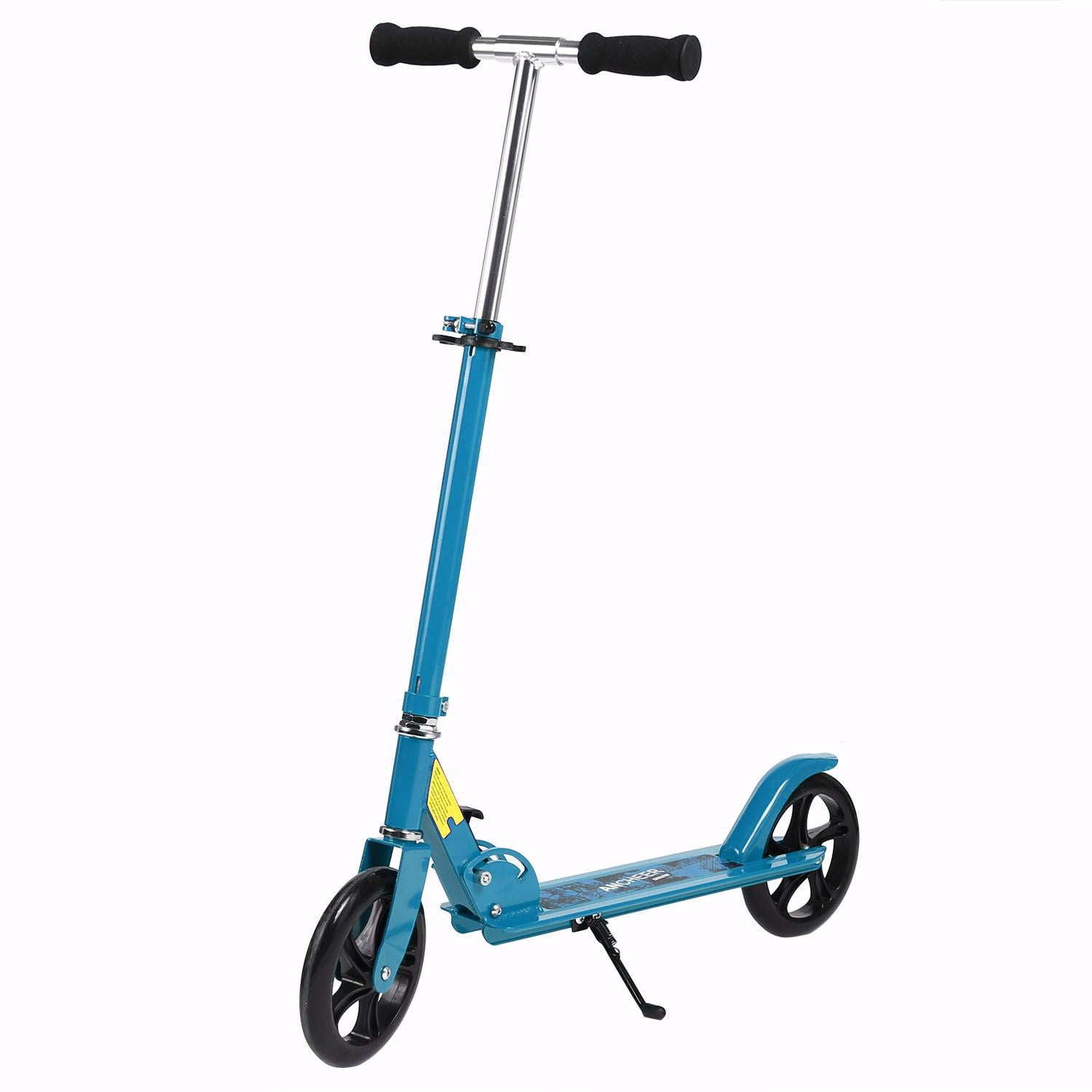 BETT Foldable 2-Wheel Kick Scooter Aluminium Alloy, 3 Levels Adjustable ...