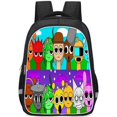 thumbnail image 1 of Sac à Dos Boîte Rythmique Sprunki 16 Pouces double Couche Grande Capacité Sac d'École pour Enfants en Solde, 1 of 1