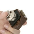 thumbnail image 6 of 5 Pcs Mini Brown Push Button Catch Drawer Cupboard Door Knob Lock Caravan Motor Camper, 6 of 9