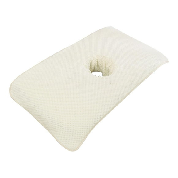 MERIGLARE Massage Table Towel Comfortable SPA Bed Head Curtain Pad for SPA Massage Bed Beige