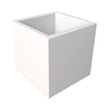 thumbnail image 6 of LeisureMod Fern 5-Piece Square Fiberstone and MGO Clay Planter Set White, 6 of 14