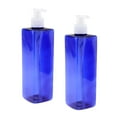 thumbnail image 2 of 2-4pack 2x 500ml Champú Vacío Acondicionador Bomba Botella Dispensador Contenedor 3 piezas, 2 of 7