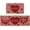 Pink, variant on Red Love Be Mine Heart Valentine''s Day Decorative Kitchen Mats Set of 2, Home Party Low-Profile Home Kitchen Rugs - 17x29 and 17x47 Inch