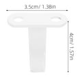 thumbnail image 2 of ROSENICE 6pcs Screw Mounted Ceiling Hooks Under-Shelf Towel Robe Clothes Hooks Hanger, 2 of 8