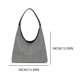 thumbnail image 2 of Bolsos Mano Con Cierre Cerrojo A Rayas para Mujer Bolso Tejido Fiesta Y, 2 of 9