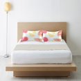 thumbnail image 6 of Yayeee Pillowcase Standard Size Set of 2 Satin Wrinkle Resistant Pillow Case, White Grapefruit Slices, 6 of 7