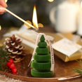 thumbnail image 3 of Wadada Christmas Candles Decor, Christmas Tree Shaped Scented Candle Tea Lights Candles Soy Wax Aromatherapy Candles Gift for Christmas Party Decor Home Table Holiday New Year Decorations, 3 of 6