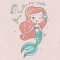 thumbnail image 2 of Toddler's The Little Mermaid Ariel and Flounder You Make Me Smile Graphic Tee Light Pink 5T, 2 of 3