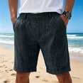 thumbnail image 7 of Sheghy Mens Shorts 100%Cotton Men's Solid Color Button-Up Casual Everyday Breathable Straight Shorts for Summer, 7 of 7